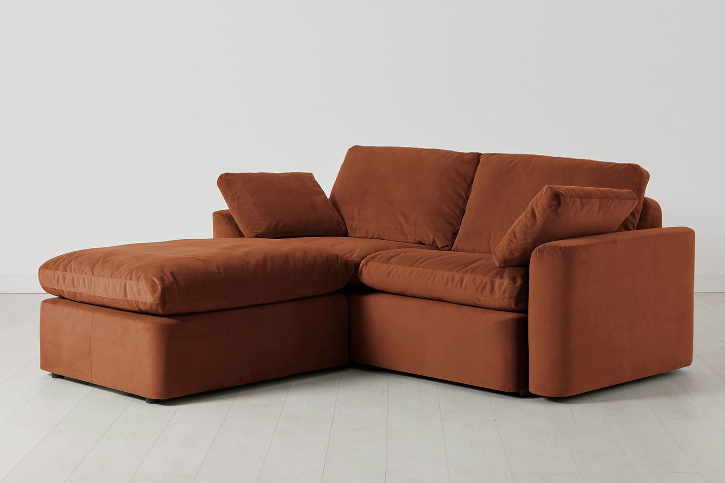Model 13 2-Seater Left Chaise Sofa, Umber
