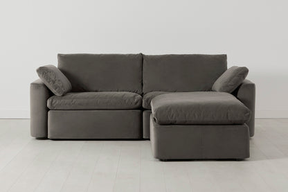 Model 13 3-Seater Right Chaise Sofa, Elephant