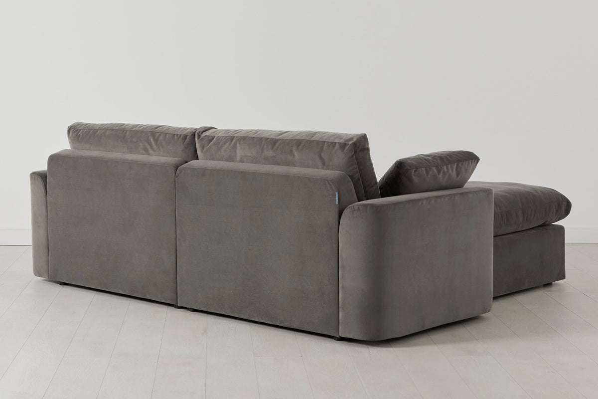 Model 13 3-Seater Right Chaise Sofa, Elephant