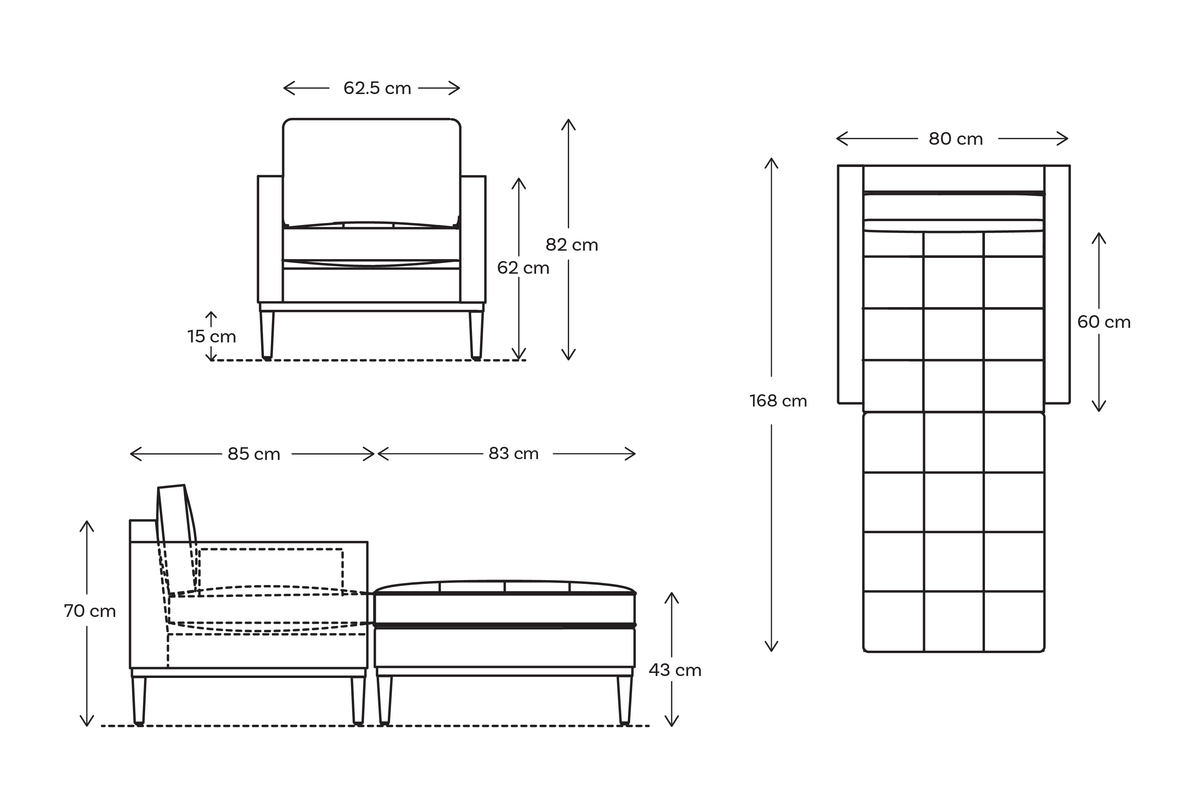 Model 02 Chaise Longue