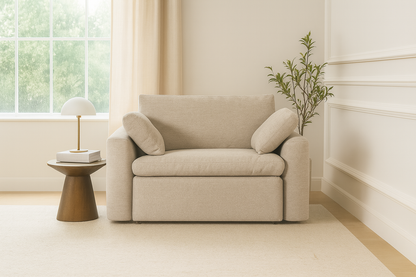 Model 13 Loveseat, Pumice