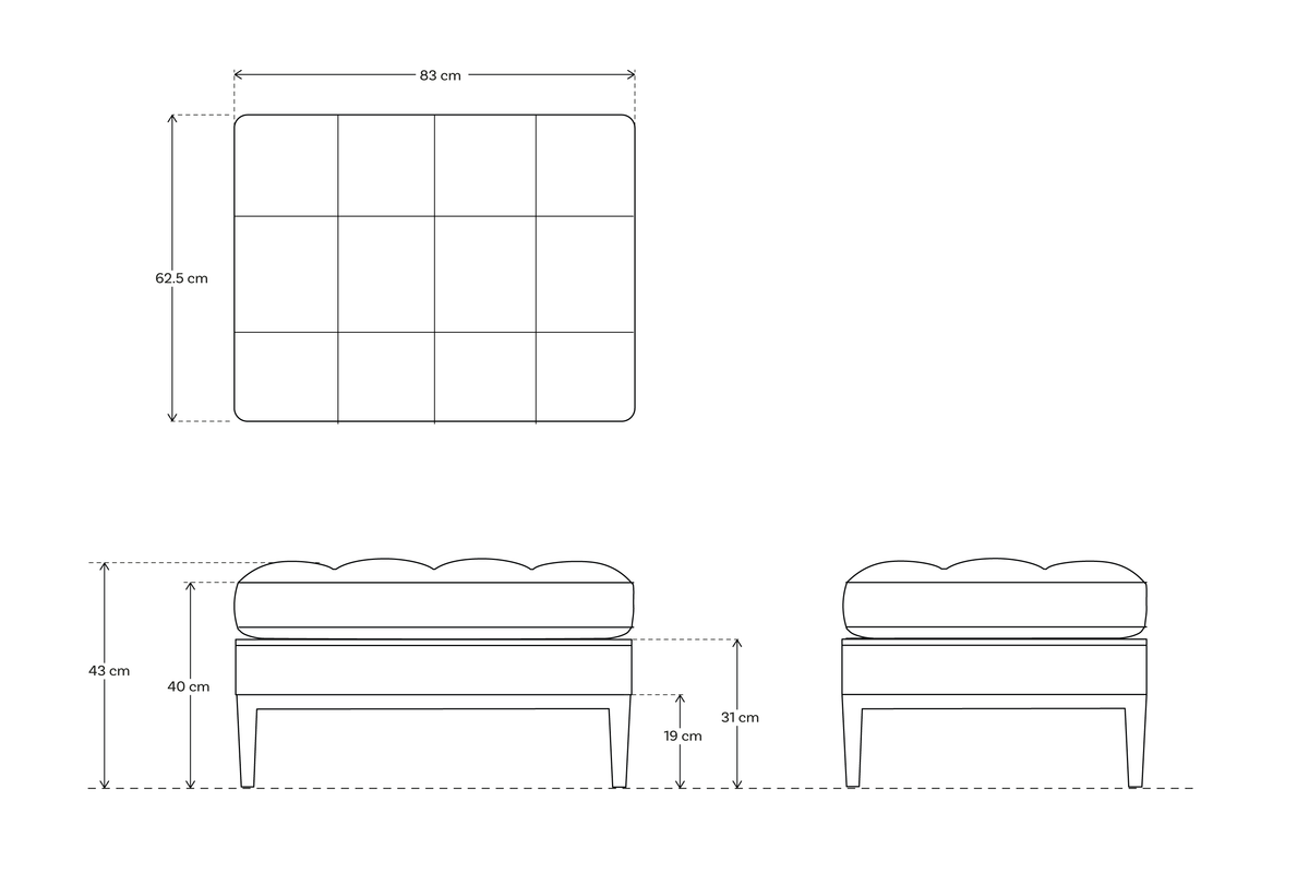 Model 02 Garden Ottoman