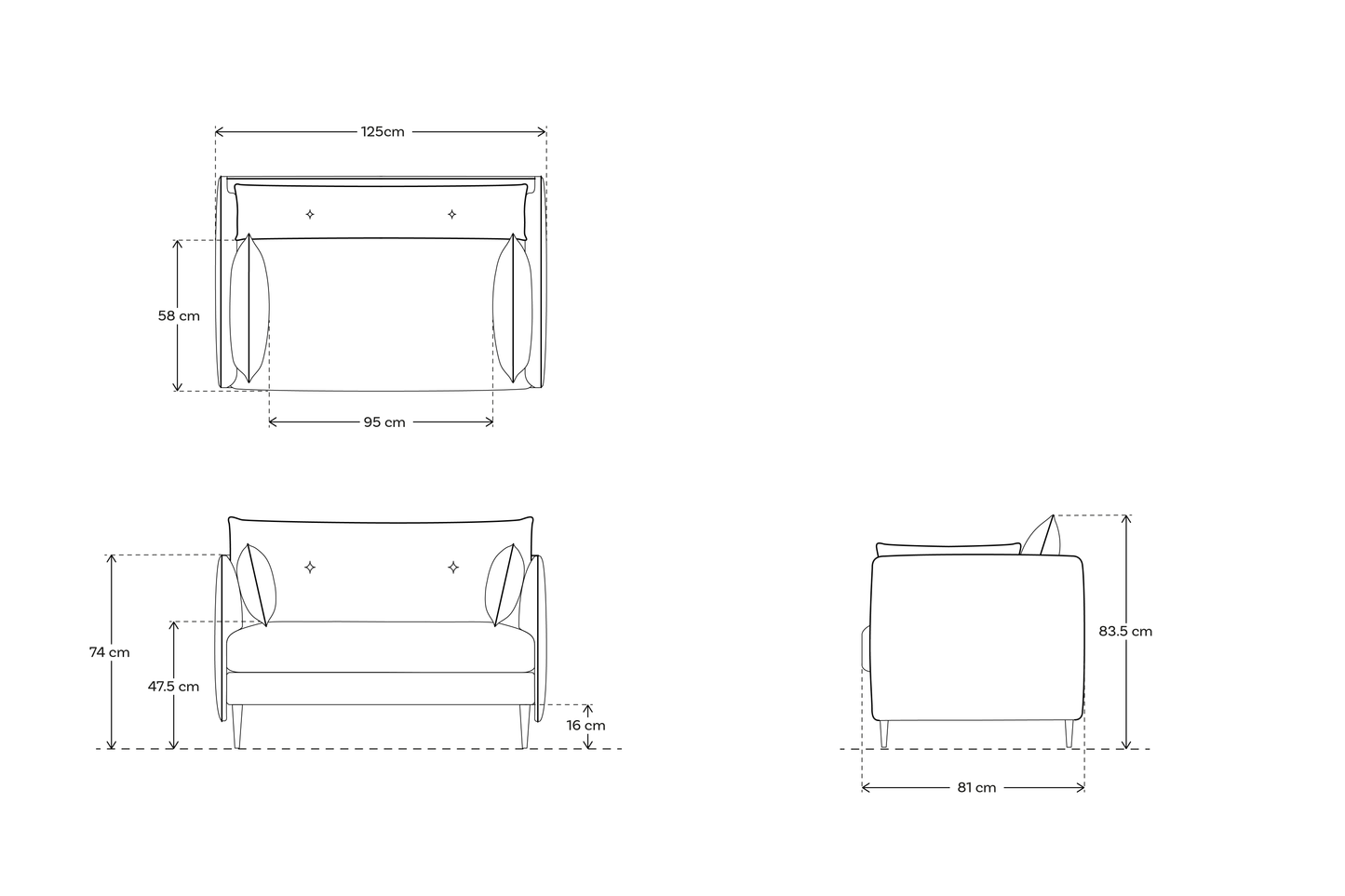 Model 19 Loveseat, Risso