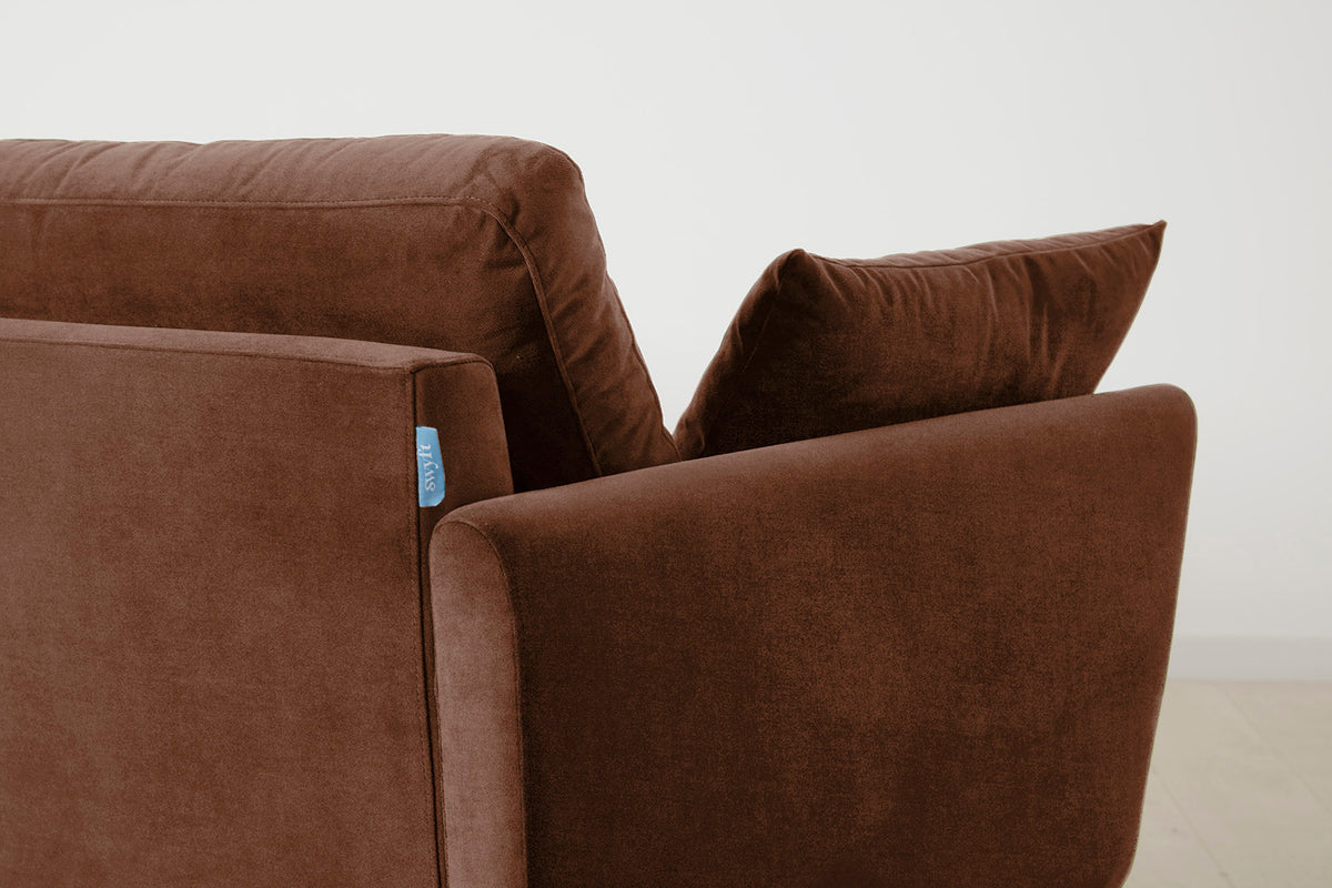 Model 10 3-Seater Sofa, Russet