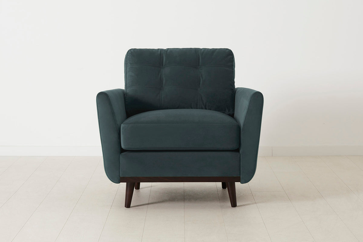 Model 10 Armchair, Petrol