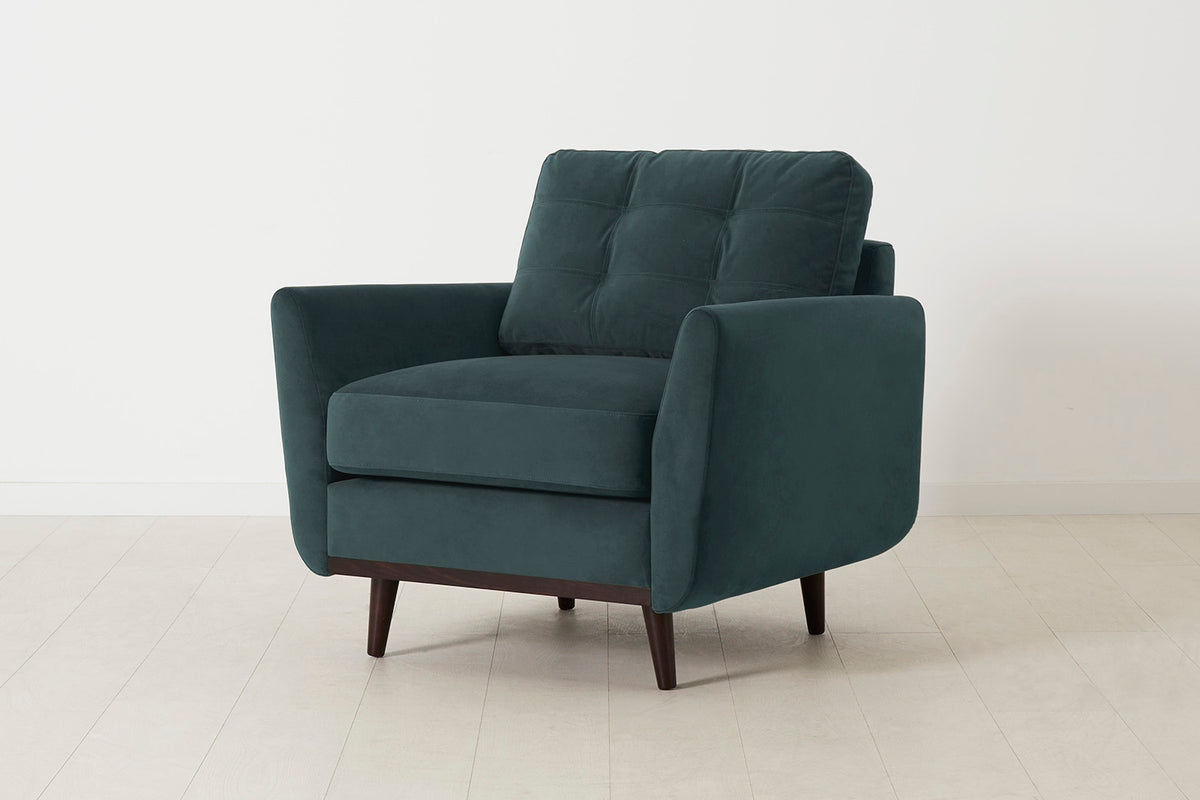 Model 10 Armchair, Petrol