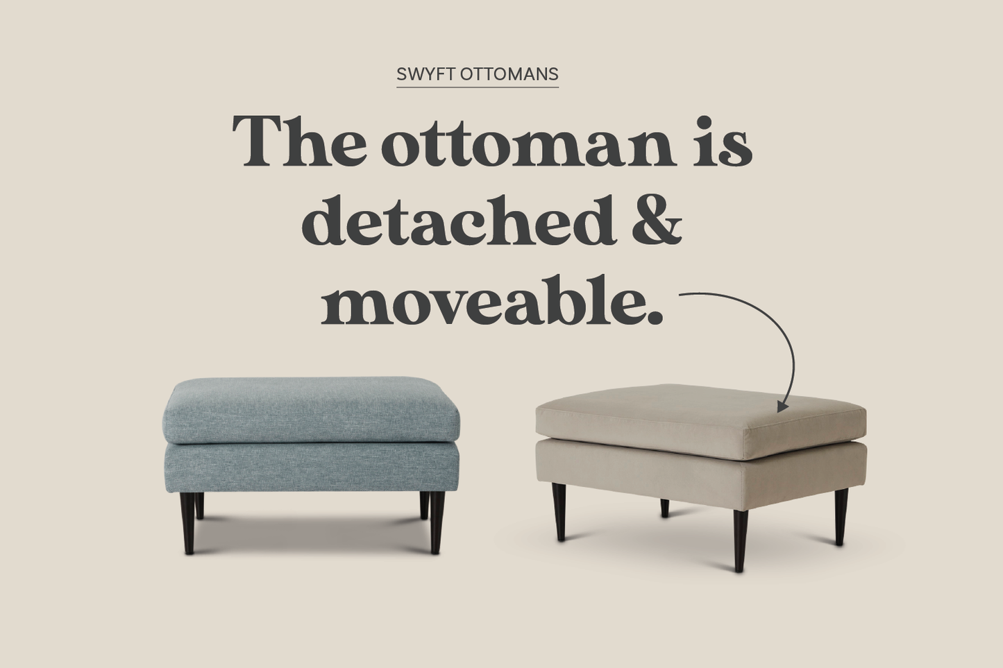 Model 10 3-Seater Sofa with Ottoman, Forest
