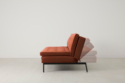 Model 11 Sofa Bed 3 Seater, Brick