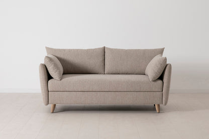 Model 08 Sofa Bed 2.5 Seater, Oak / Pumice