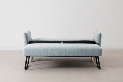 Model 08 Sofa Bed 2.5 Seater, Oak / Seaglass