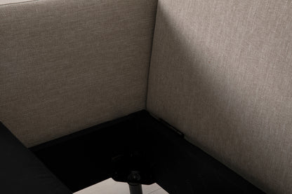 Model 08 Sofa Bed 2.5 Seater, Pumice