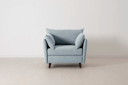 Model 08 Chair Bed Single Sofa Bed, Seaglass