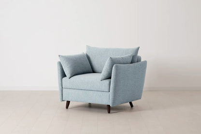 Model 08 Chair Bed Single Sofa Bed, Seaglass
