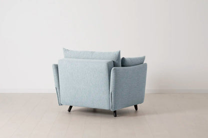 Model 08 Chair Bed Single Sofa Bed, Seaglass