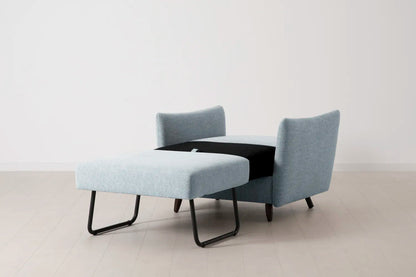 Model 08 Chair Bed Single Sofa Bed, Seaglass