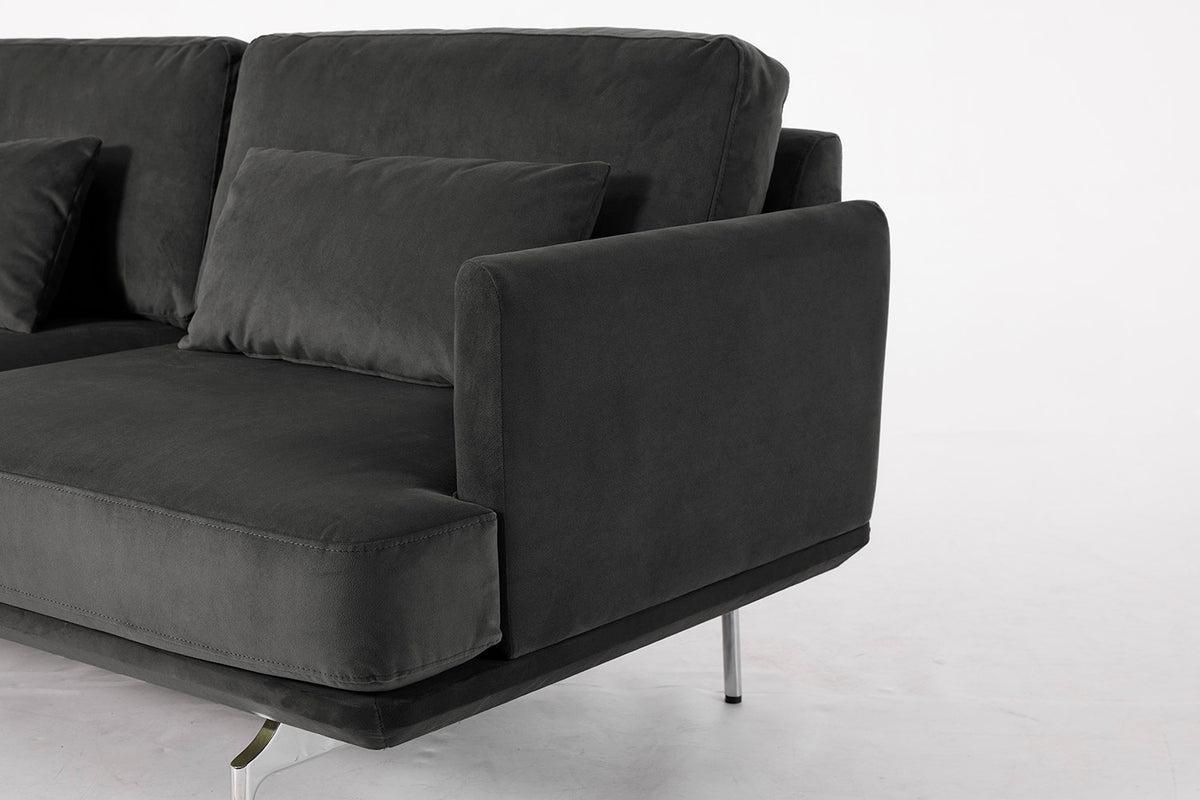 Model 14 2 Seater Sofa, Charcoal