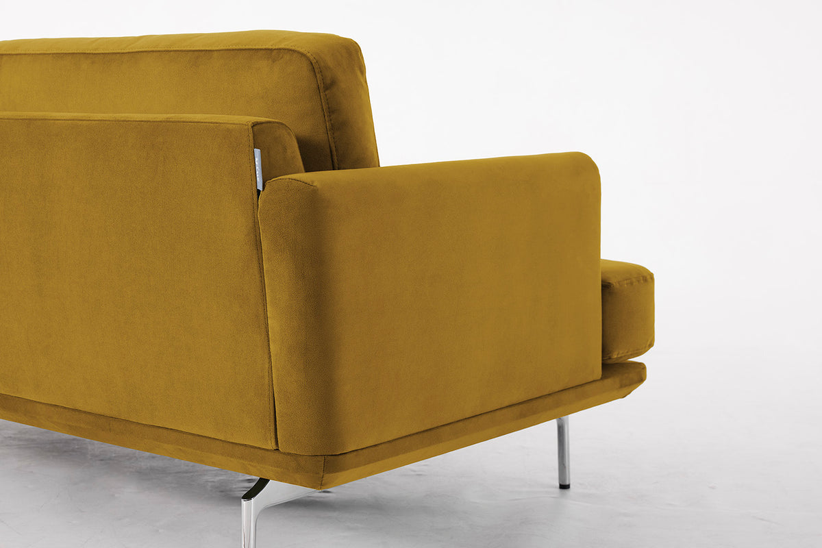 Model 14 2 Seater Sofa, Mustard