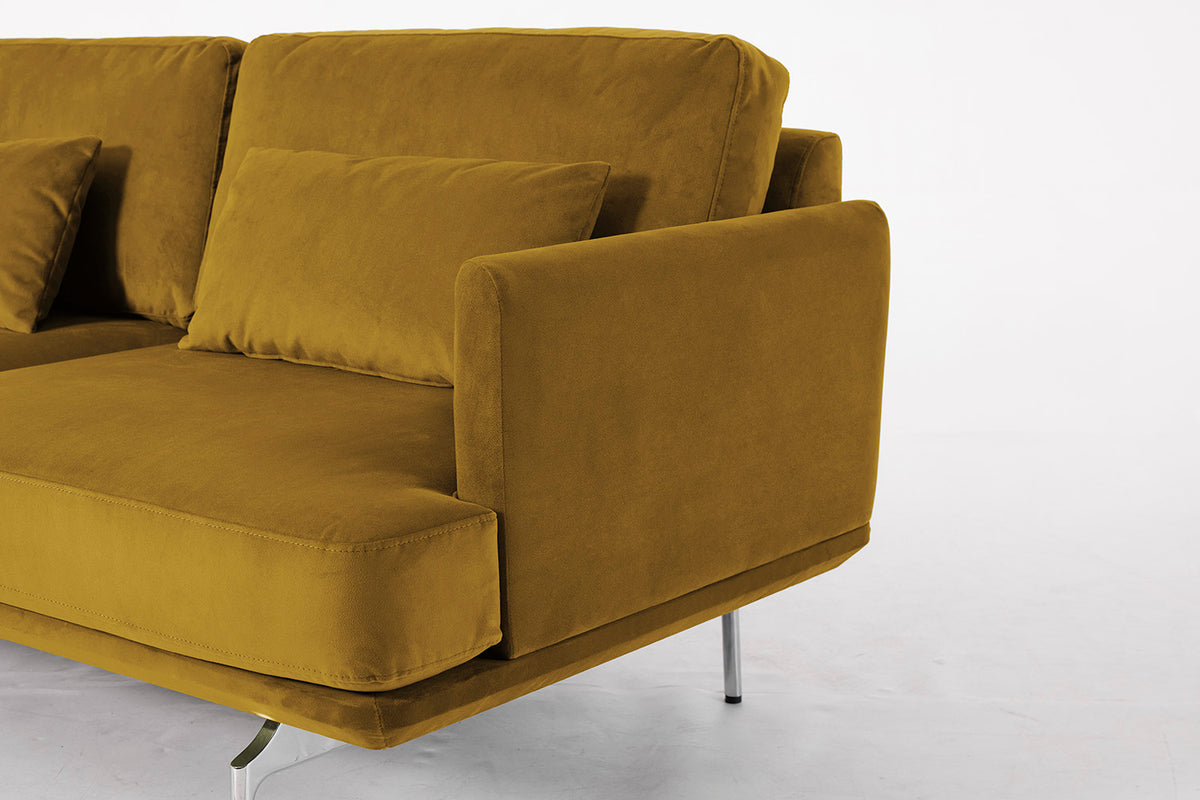 Model 14 2 Seater Sofa, Mustard