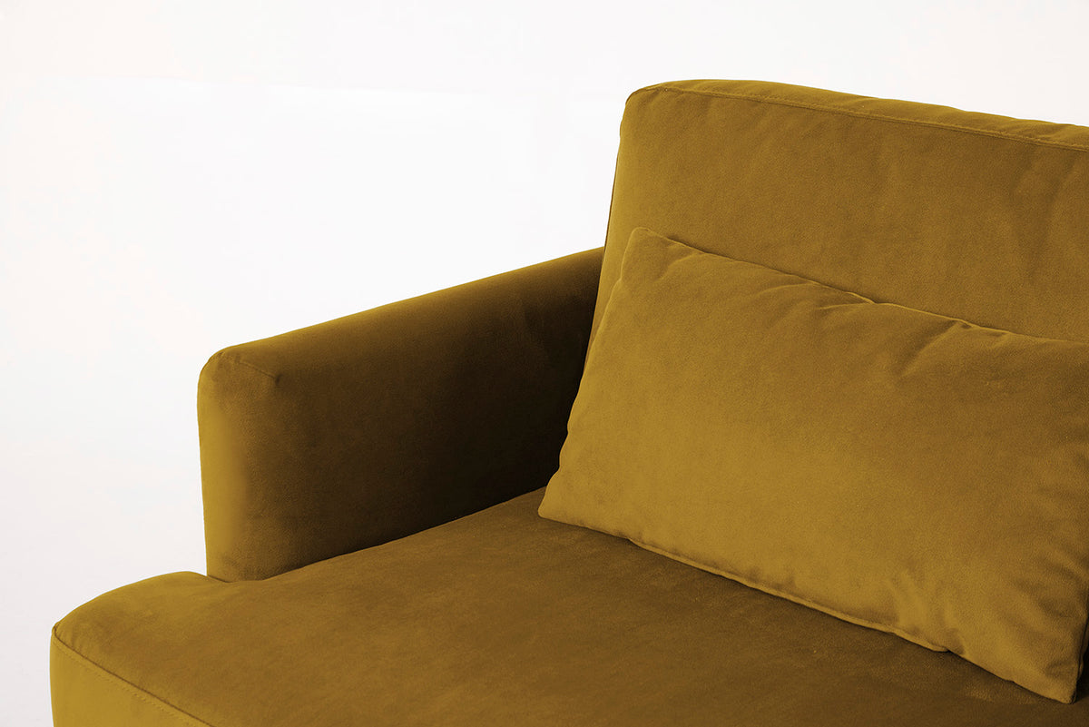 Model 14 2 Seater Sofa, Mustard