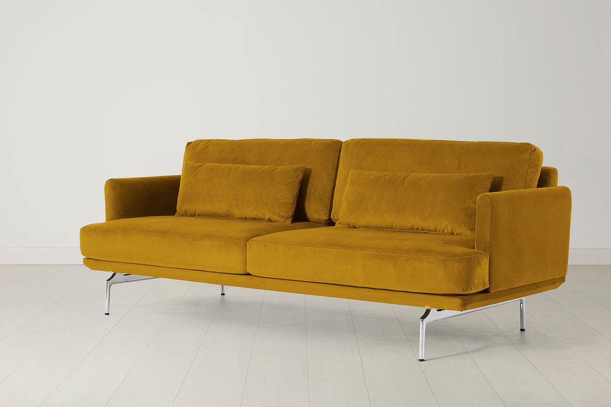 Model 14 3 Seater Sofa, Mustard