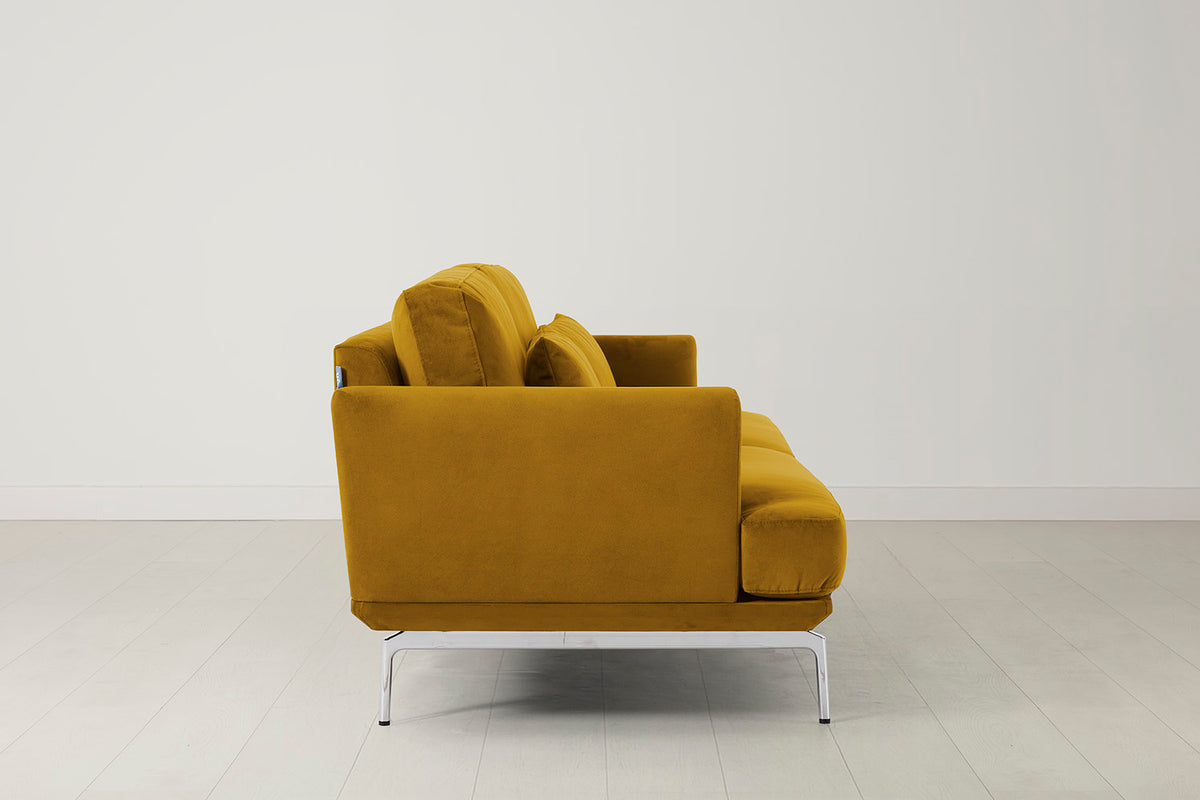 Model 14 3 Seater Sofa, Mustard