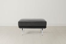 Model 14 Ottoman in Charcoal