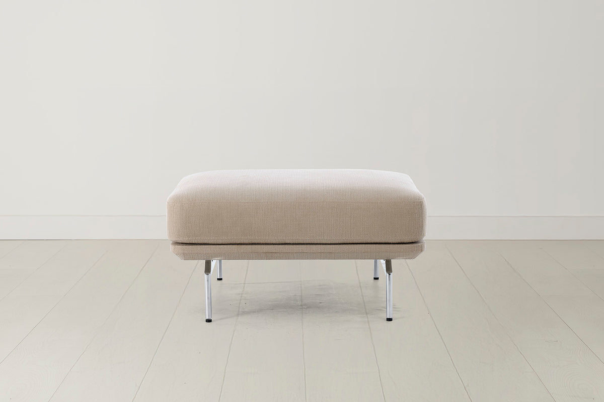 Model 14 Ottoman in Oatmeal