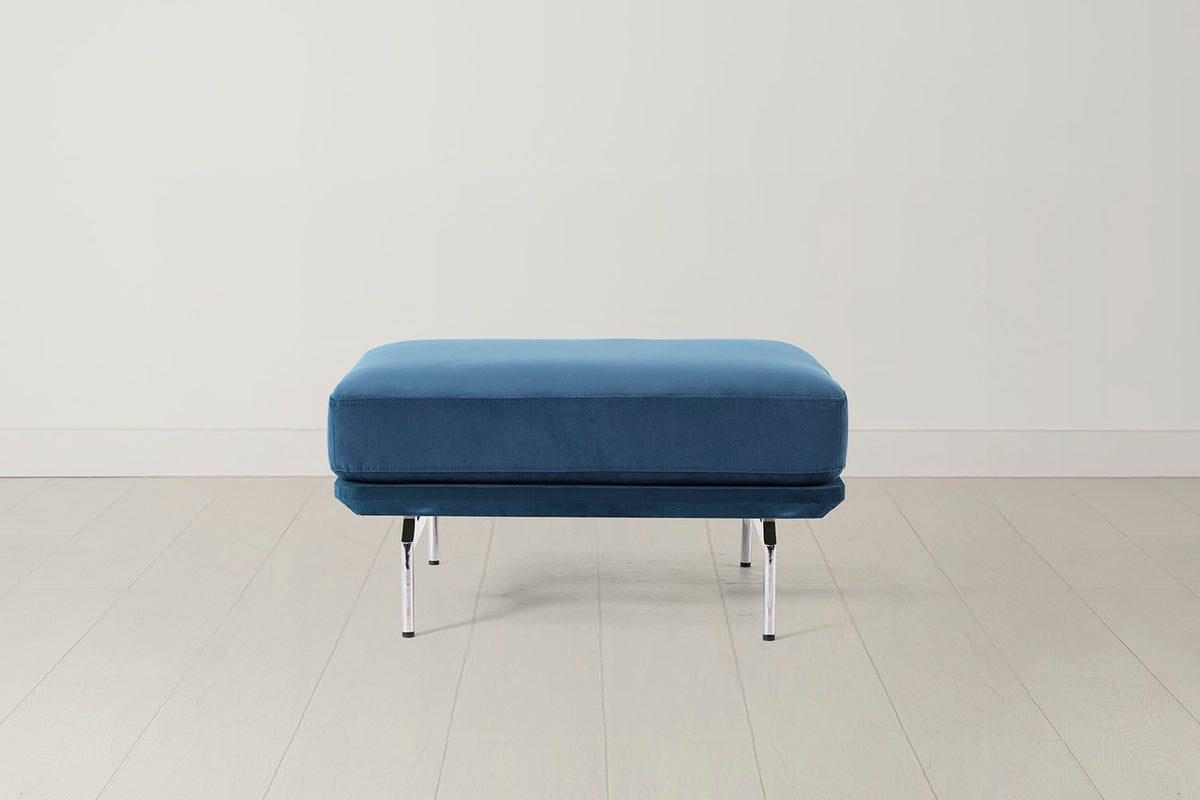 Model 14 Ottoman in Teal