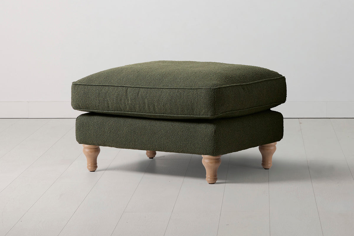 Model 15 Ottoman, Oak / Fern