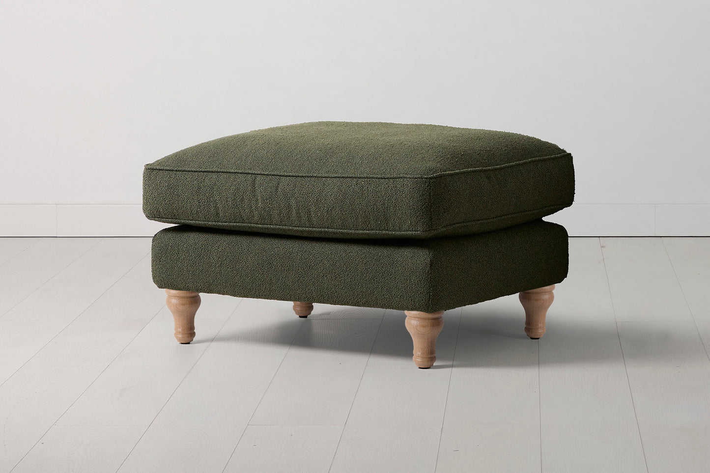 Model 15 Ottoman, Oak / Fern