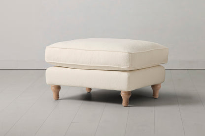 Model 15 Ottoman, Oak / Ivory