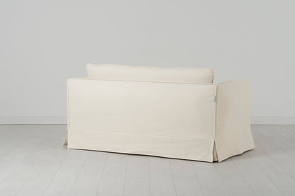 Model 18 2 Seater Sofa with Ottoman, Nougat