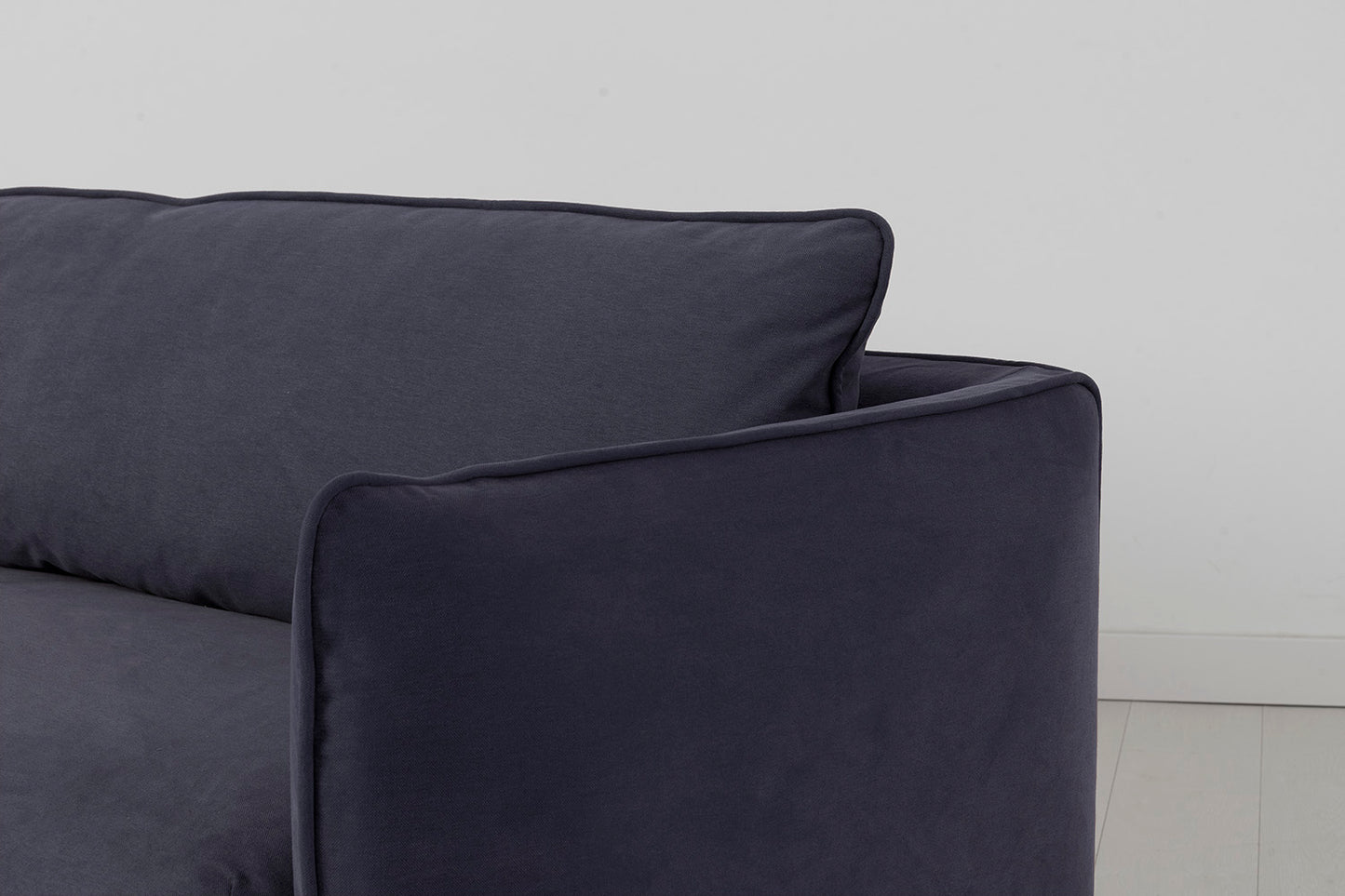 Model 18 3 Seater Sofa with Ottoman, Midnight