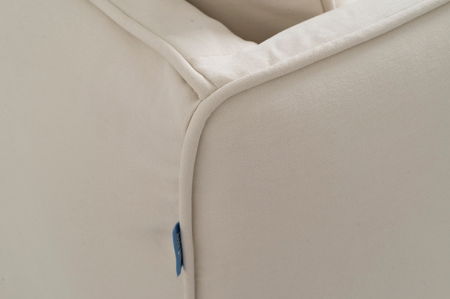 Model 18 3 Seater Sofa with Ottoman, Nougat