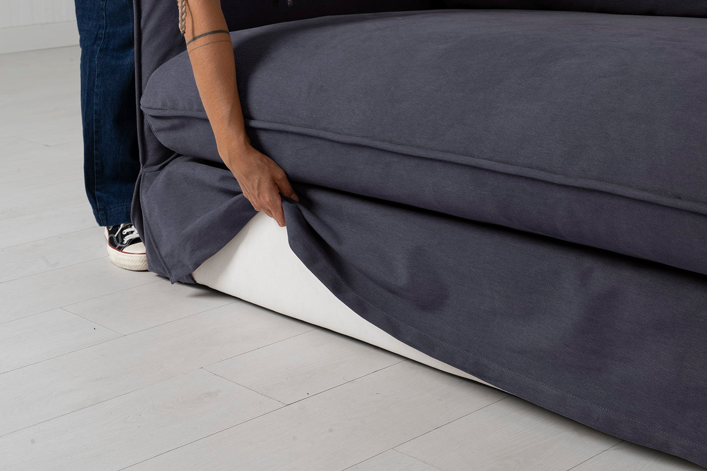 Model 18 3 Seater Sofa Covers, Midnight