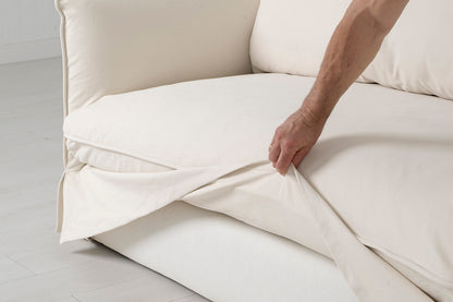 Model 18 2 Seater Sofa Covers, Nougat