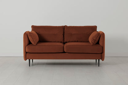 Model 19 2 Seater Sofa, Umber — Front View