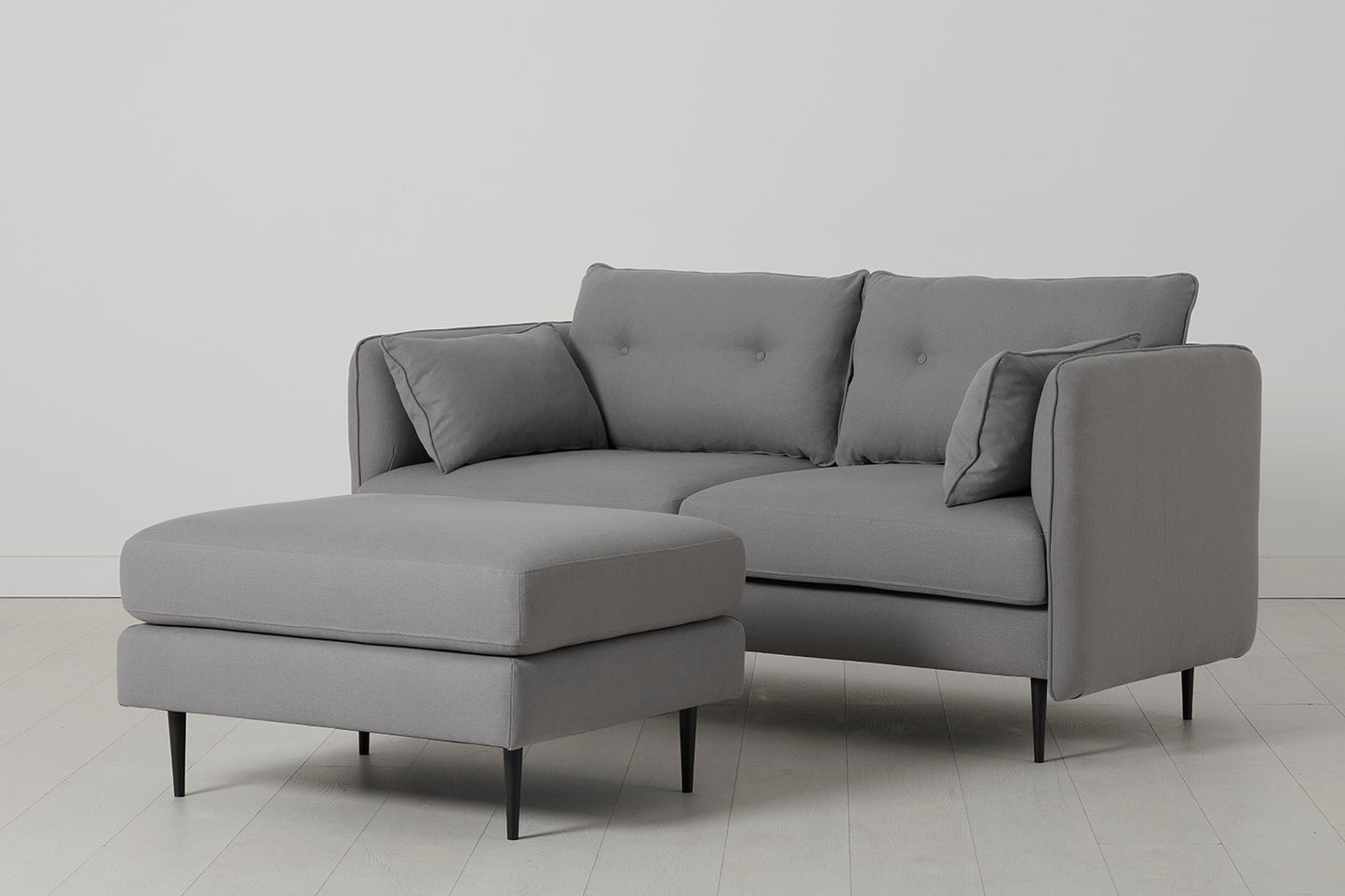 Model 19 2 Seater Sofa with Ottoman, Risso