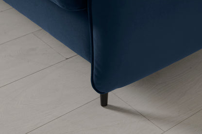 Model 19 3 Seater Sofa, Indigo — Leg Detail