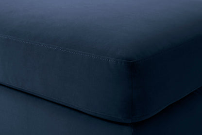 Model 19 Ottoman, Indigo — Seat Detail