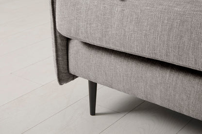 Model 19 3 Seater Right Chaise Sofa, Shadow — Leg Detail