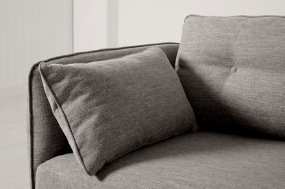 Model 19 3 Seater Right Chaise Sofa, Shadow — Cushion Detail