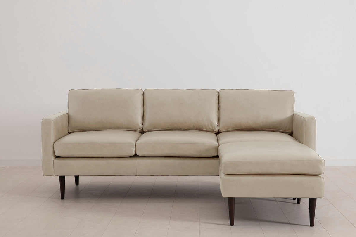 Model 01 3-Seater Sofa with Ottoman, Oyster