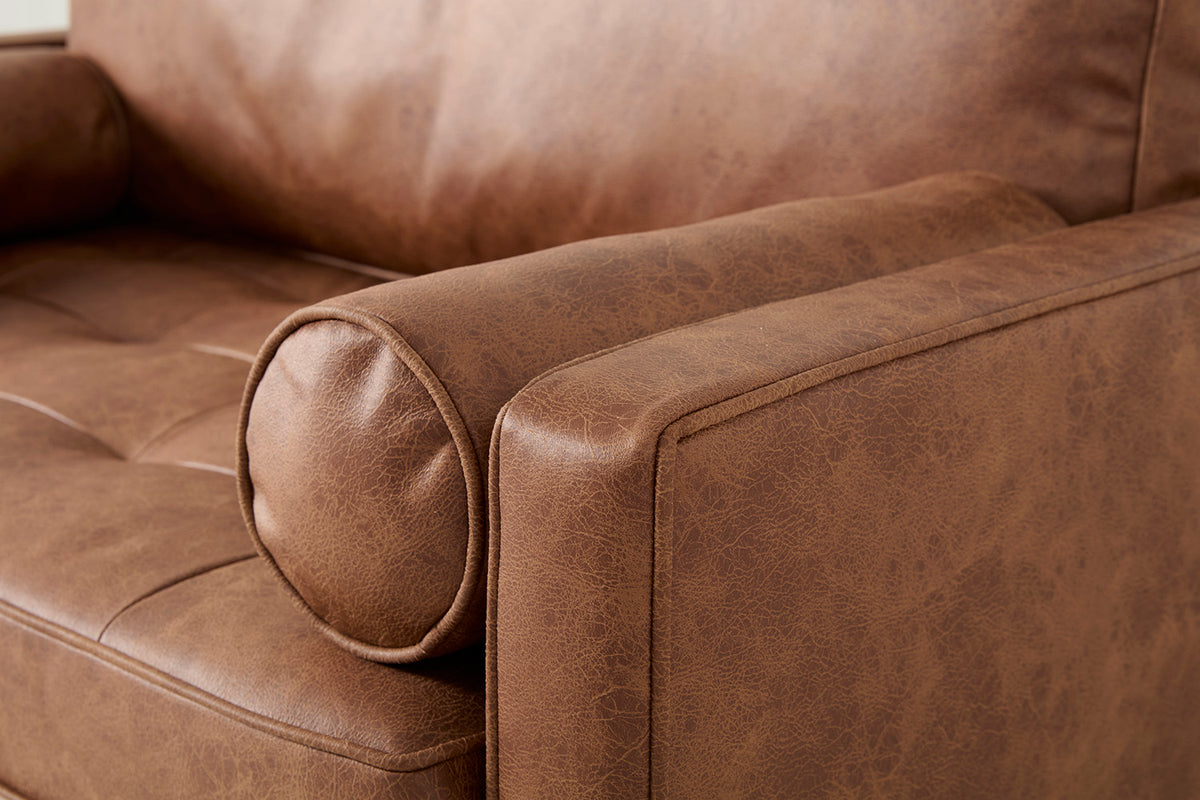 Model 02 Loveseat, Chestnut