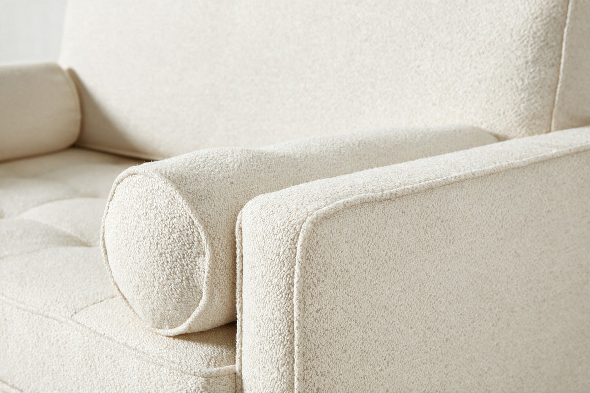 Model 02 Loveseat, Ivory