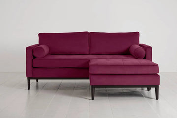 Model 02  2 Seater Sofa right chaise- Damson image 01.webp