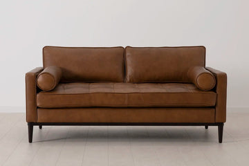 Model 02 2 seater Maple -image 01 brown leather
