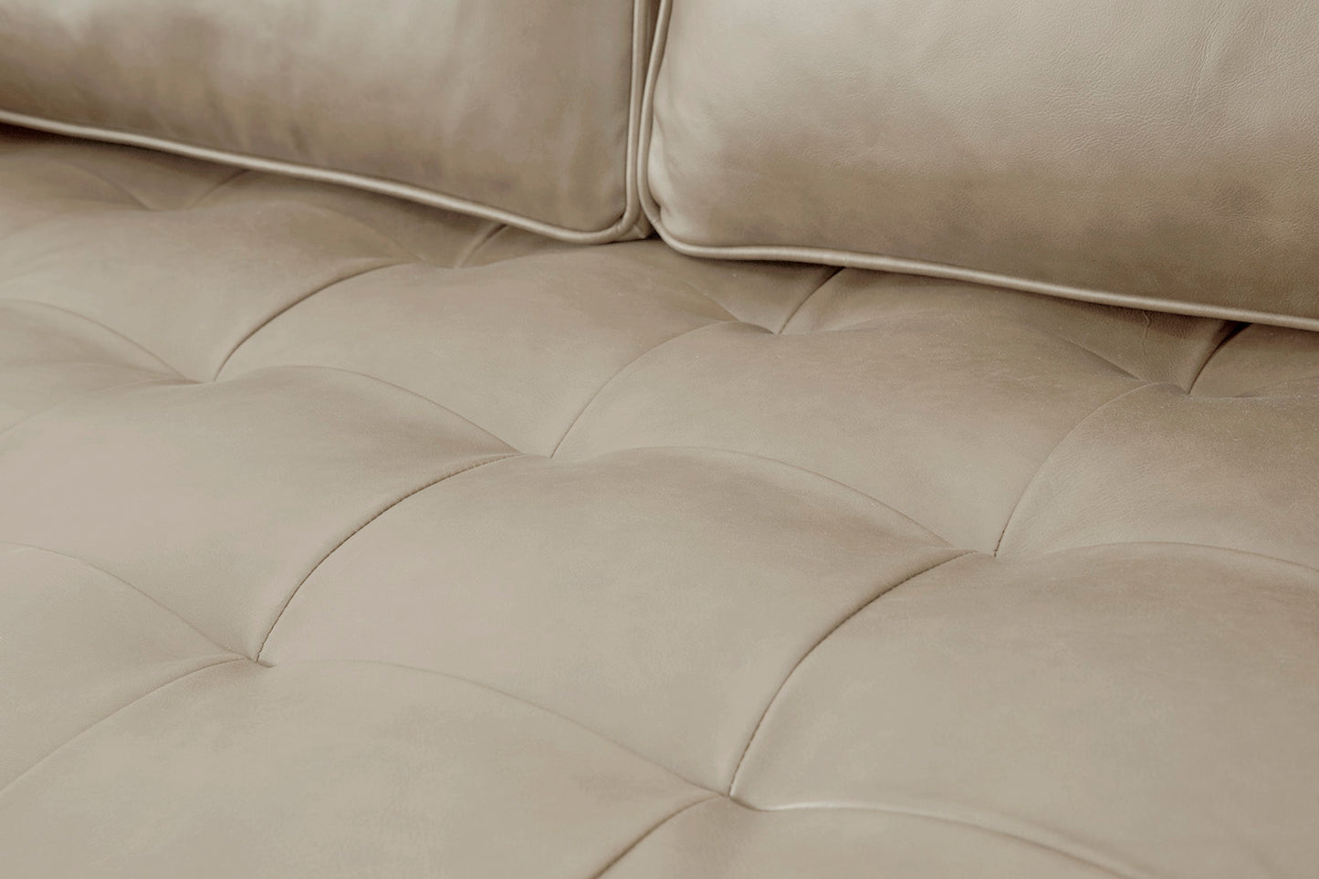 Model 02 3-Seater Sofa with Ottoman, Oyster