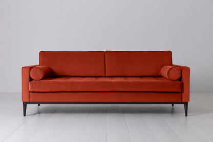 Model 02 3-Seater Sofa, Paprika