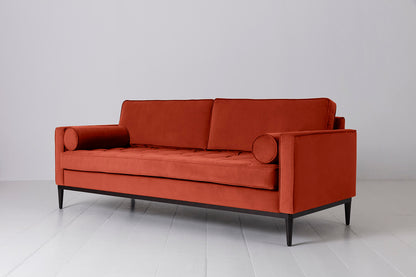 Model 02 3-Seater Sofa, Paprika